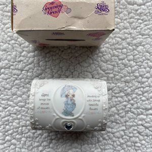 Precious Moments April Hope Chest Trinket Box